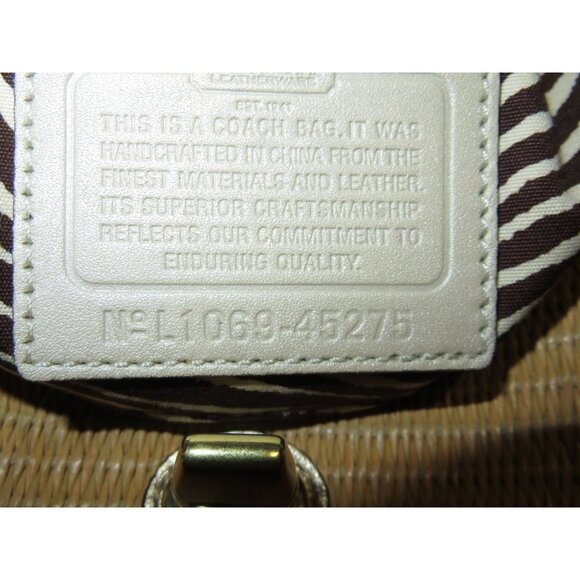 COACH Natalie Straw cultch with Python Embossed Leather trim - Picture 7 of 13